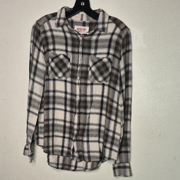 Mossimo Supply Co. Tops - Mossimo Supply Co. Black and White Checkered Shirt